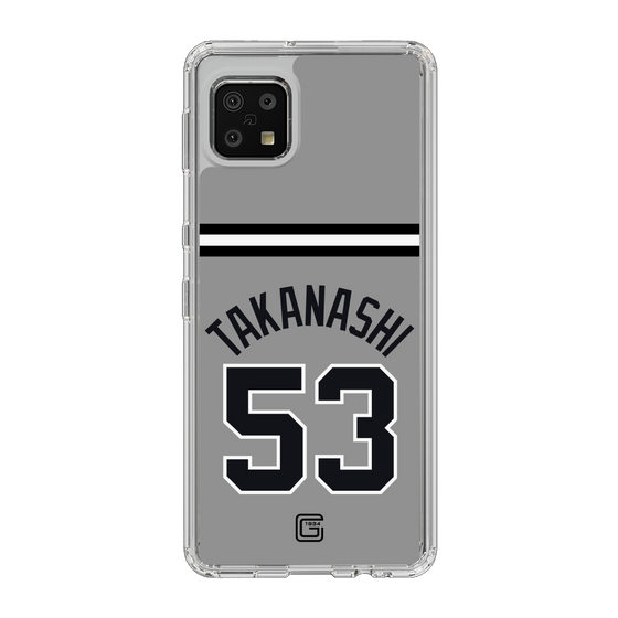 スリムプロテクションケース［ 読売ジャイアンツ - #53 TAKANASHI - ビジター ］