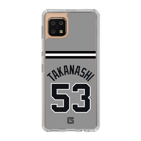 スリムプロテクションケース［ 読売ジャイアンツ - #53 TAKANASHI - ビジター ］