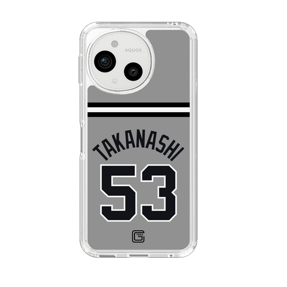 スリムプロテクションケース［ 読売ジャイアンツ - #53 TAKANASHI - ビジター ］