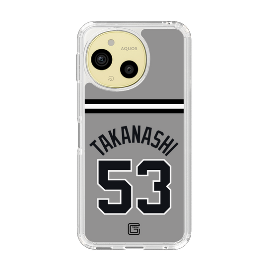 スリムプロテクションケース［ 読売ジャイアンツ - #53 TAKANASHI - ビジター ］
