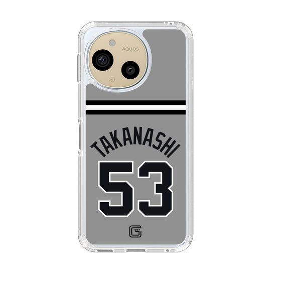 スリムプロテクションケース［ 読売ジャイアンツ - #53 TAKANASHI - ビジター ］
