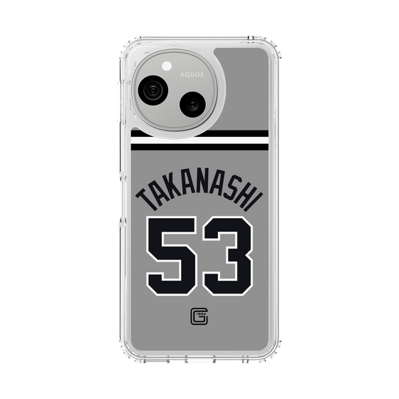 スリムプロテクションケース［ 読売ジャイアンツ - #53 TAKANASHI - ビジター ］