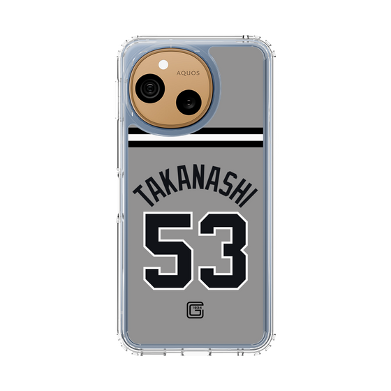 スリムプロテクションケース［ 読売ジャイアンツ - #53 TAKANASHI - ビジター ］
