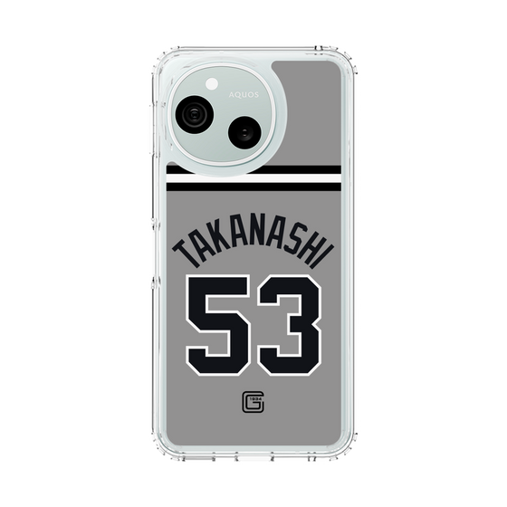 スリムプロテクションケース［ 読売ジャイアンツ - #53 TAKANASHI - ビジター ］