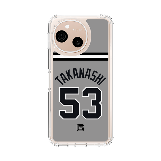 スリムプロテクションケース［ 読売ジャイアンツ - #53 TAKANASHI - ビジター ］