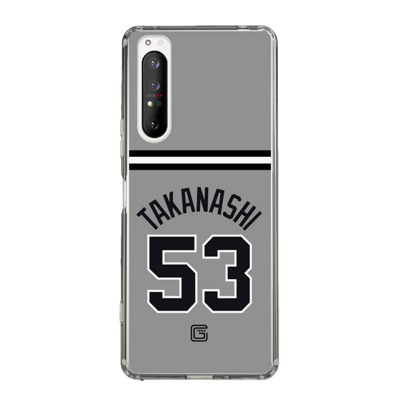 スリムプロテクションケース［ 読売ジャイアンツ - #53 TAKANASHI - ビジター ］