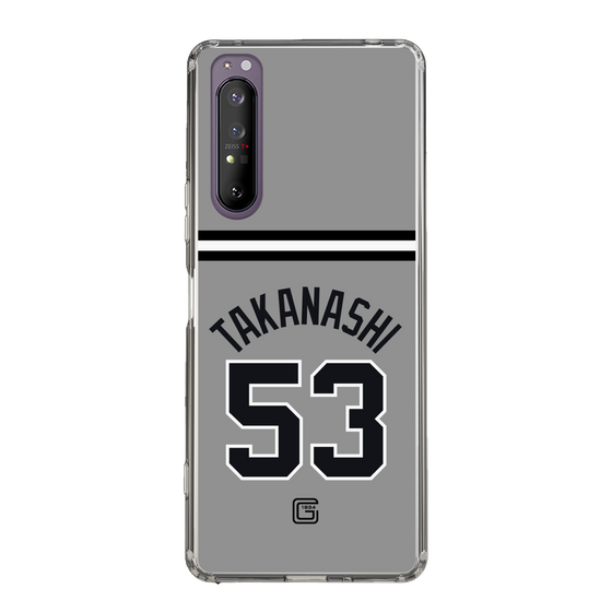 スリムプロテクションケース［ 読売ジャイアンツ - #53 TAKANASHI - ビジター ］