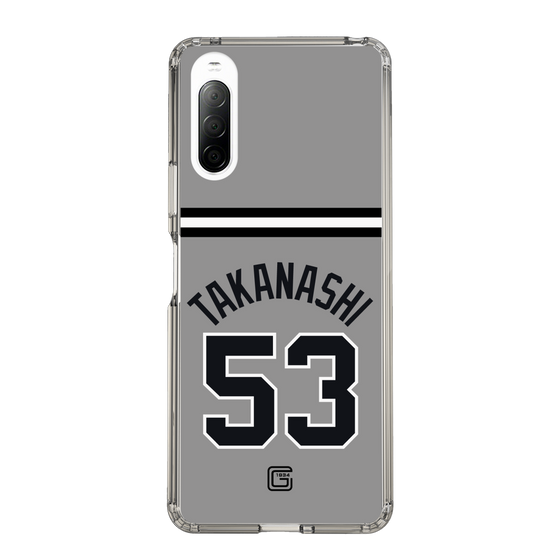 スリムプロテクションケース［ 読売ジャイアンツ - #53 TAKANASHI - ビジター ］