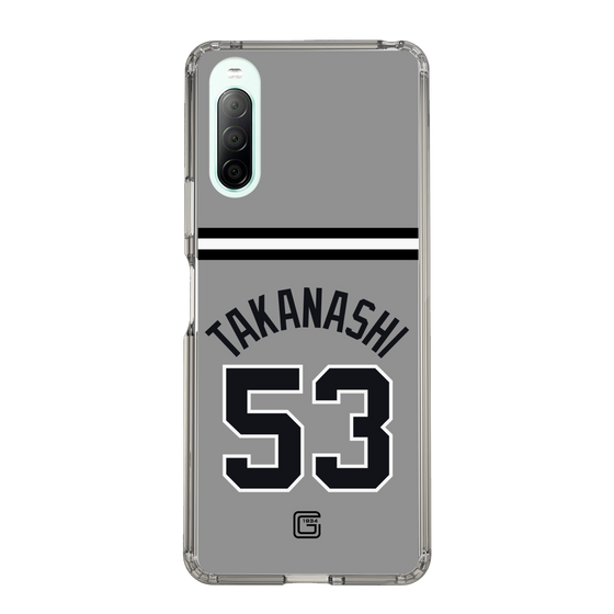 スリムプロテクションケース［ 読売ジャイアンツ - #53 TAKANASHI - ビジター ］