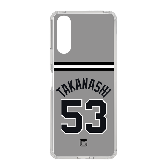 スリムプロテクションケース［ 読売ジャイアンツ - #53 TAKANASHI - ビジター ］