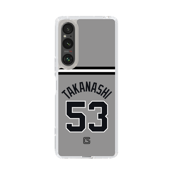 スリムプロテクションケース［ 読売ジャイアンツ - #53 TAKANASHI - ビジター ］