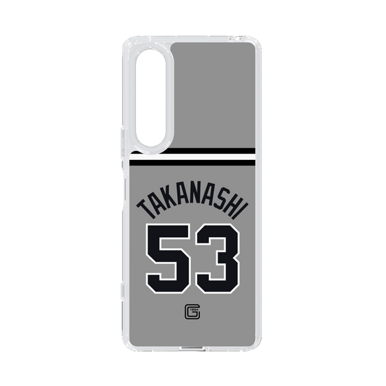 スリムプロテクションケース［ 読売ジャイアンツ - #53 TAKANASHI - ビジター ］