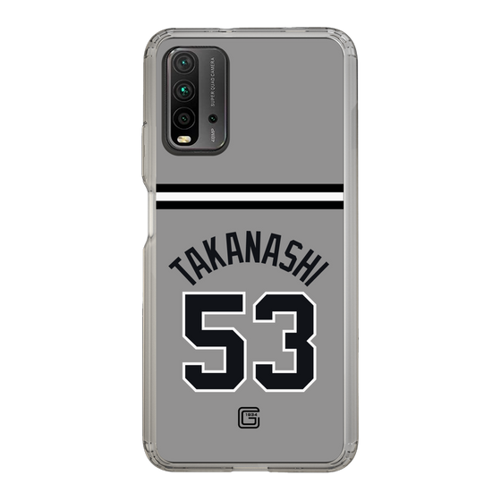スリムプロテクションケース［ 読売ジャイアンツ - #53 TAKANASHI - ビジター ］