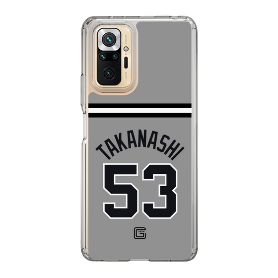 スリムプロテクションケース［ 読売ジャイアンツ - #53 TAKANASHI - ビジター ］