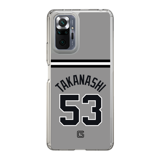 スリムプロテクションケース［ 読売ジャイアンツ - #53 TAKANASHI - ビジター ］