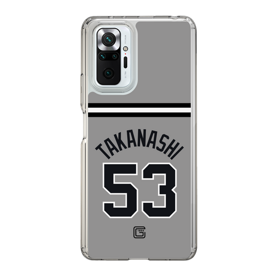 スリムプロテクションケース［ 読売ジャイアンツ - #53 TAKANASHI - ビジター ］