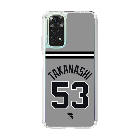 スリムプロテクションケース［ 読売ジャイアンツ - #53 TAKANASHI - ビジター ］