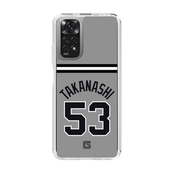 スリムプロテクションケース［ 読売ジャイアンツ - #53 TAKANASHI - ビジター ］