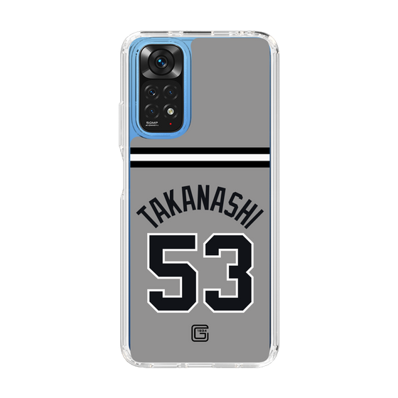 スリムプロテクションケース［ 読売ジャイアンツ - #53 TAKANASHI - ビジター ］