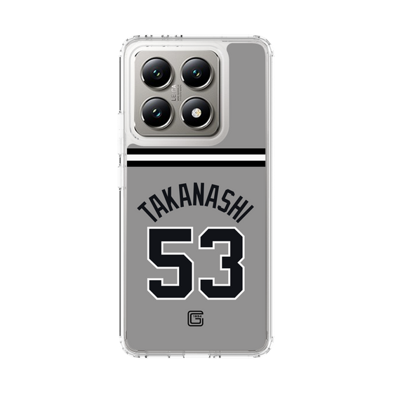 スリムプロテクションケース［ 読売ジャイアンツ - #53 TAKANASHI - ビジター ］