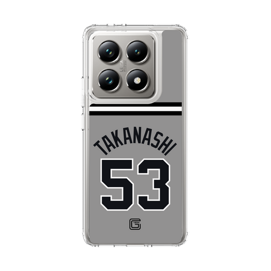 スリムプロテクションケース［ 読売ジャイアンツ - #53 TAKANASHI - ビジター ］