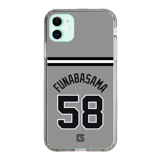 スリムプロテクションケース［ 読売ジャイアンツ - #58 FUNABASAMA - ビジター ］
