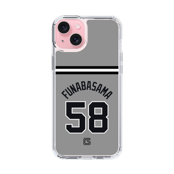 スリムプロテクションケース［ 読売ジャイアンツ - #58 FUNABASAMA - ビジター ］