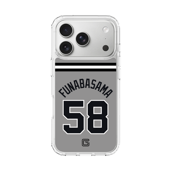 スリムプロテクションケース［ 読売ジャイアンツ - #58 FUNABASAMA - ビジター ］