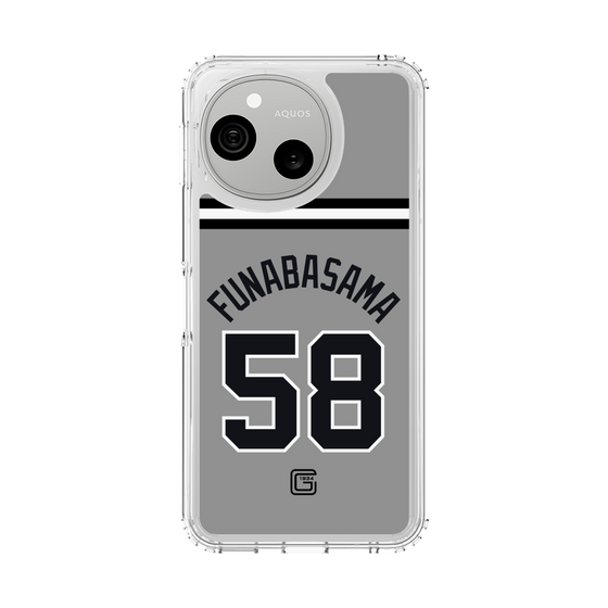 スリムプロテクションケース［ 読売ジャイアンツ - #58 FUNABASAMA - ビジター ］