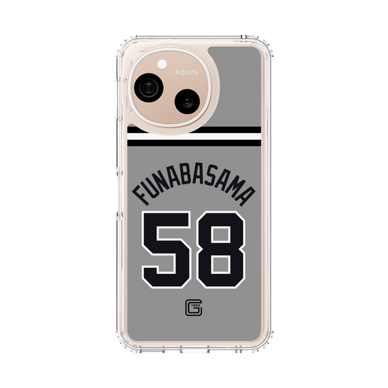 スリムプロテクションケース［ 読売ジャイアンツ - #58 FUNABASAMA - ビジター ］