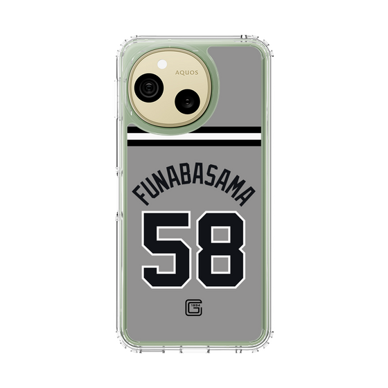 スリムプロテクションケース［ 読売ジャイアンツ - #58 FUNABASAMA - ビジター ］