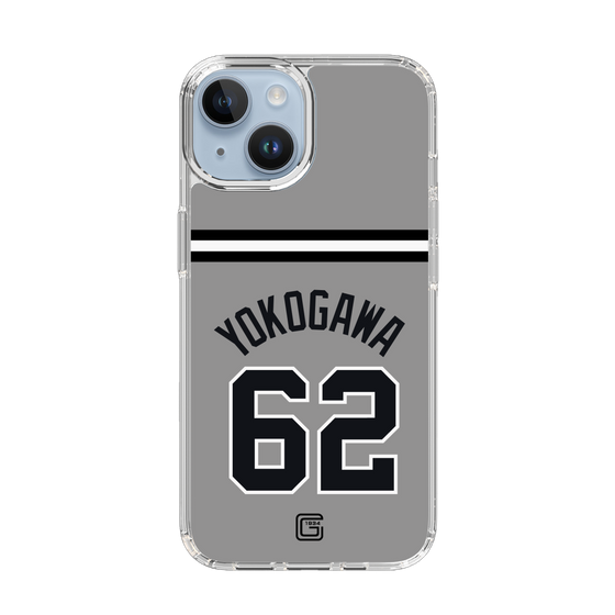 スリムプロテクションケース［ 読売ジャイアンツ - #62 YOKOGAWA - ビジター ］