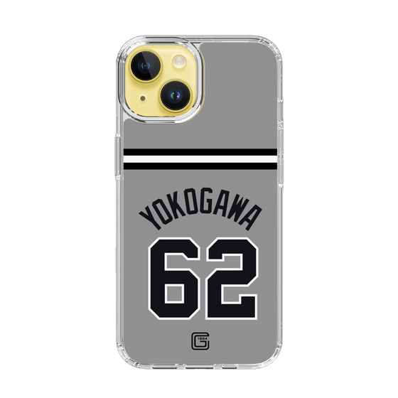 スリムプロテクションケース［ 読売ジャイアンツ - #62 YOKOGAWA - ビジター ］