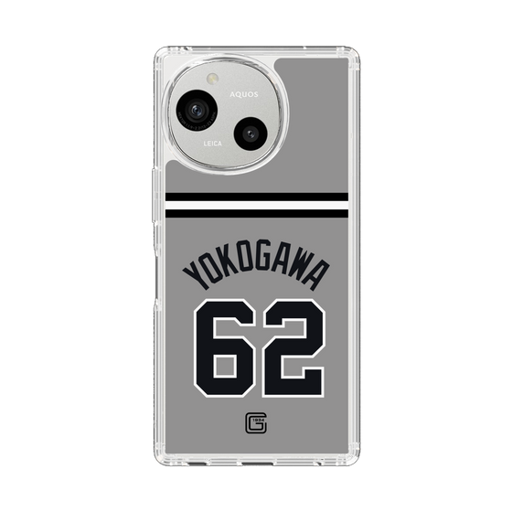スリムプロテクションケース［ 読売ジャイアンツ - #62 YOKOGAWA - ビジター ］