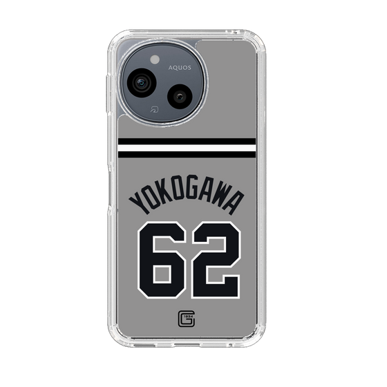 スリムプロテクションケース［ 読売ジャイアンツ - #62 YOKOGAWA - ビジター ］
