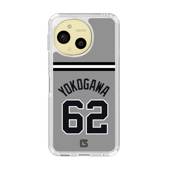 スリムプロテクションケース［ 読売ジャイアンツ - #62 YOKOGAWA - ビジター ］