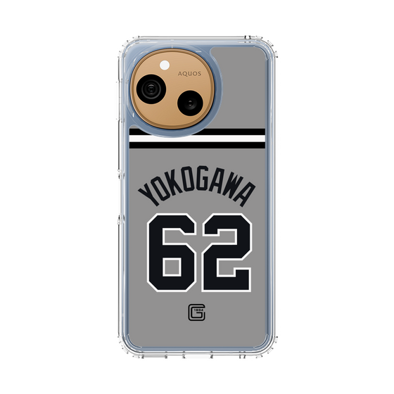 スリムプロテクションケース［ 読売ジャイアンツ - #62 YOKOGAWA - ビジター ］