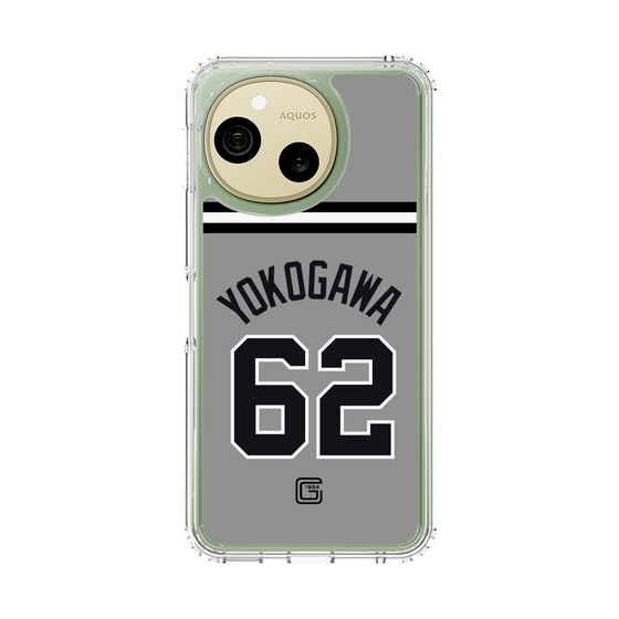 スリムプロテクションケース［ 読売ジャイアンツ - #62 YOKOGAWA - ビジター ］