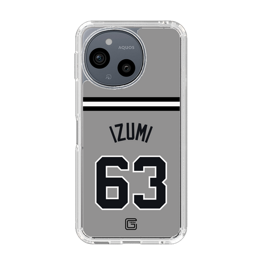スリムプロテクションケース［ 読売ジャイアンツ - #63 IZUMI - ビジター ］