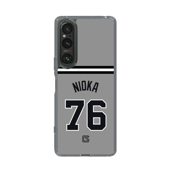 スリムプロテクションケース［ 読売ジャイアンツ - #76 NIOKA - ビジター ］