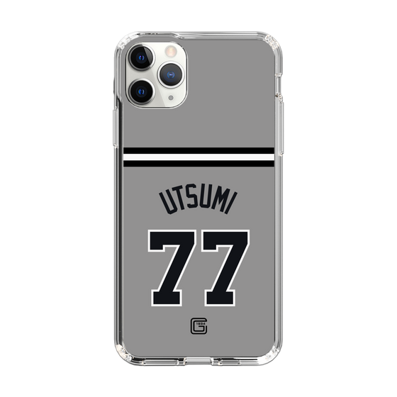 スリムプロテクションケース［ 読売ジャイアンツ - #77 UTSUMI - ビジター ］