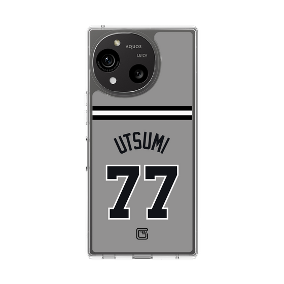 スリムプロテクションケース［ 読売ジャイアンツ - #77 UTSUMI - ビジター ］