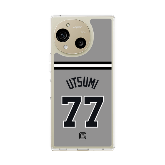 スリムプロテクションケース［ 読売ジャイアンツ - #77 UTSUMI - ビジター ］