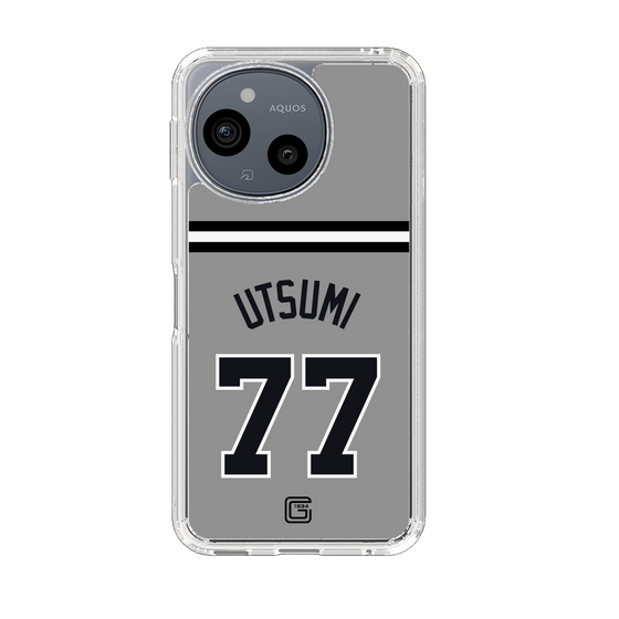 スリムプロテクションケース［ 読売ジャイアンツ - #77 UTSUMI - ビジター ］