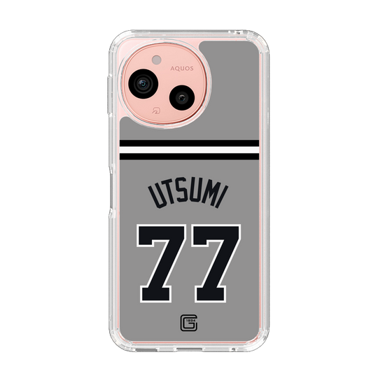 スリムプロテクションケース［ 読売ジャイアンツ - #77 UTSUMI - ビジター ］