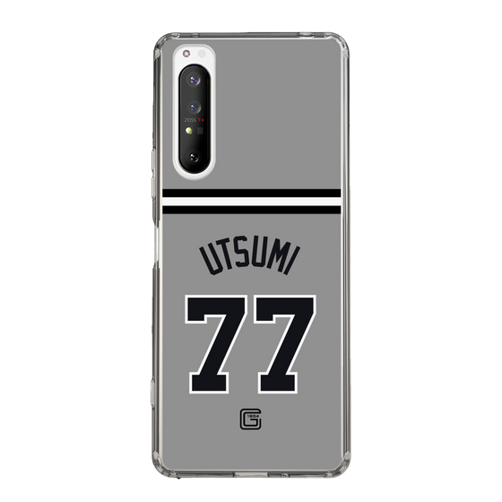 スリムプロテクションケース［ 読売ジャイアンツ - #77 UTSUMI - ビジター ］