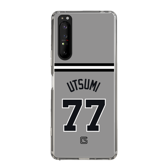 スリムプロテクションケース［ 読売ジャイアンツ - #77 UTSUMI - ビジター ］