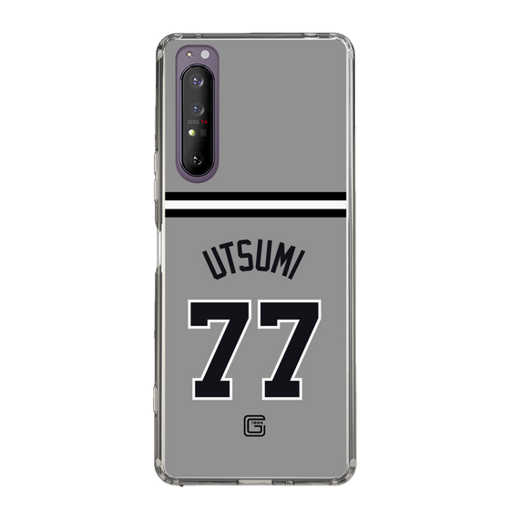 スリムプロテクションケース［ 読売ジャイアンツ - #77 UTSUMI - ビジター ］