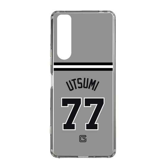 スリムプロテクションケース［ 読売ジャイアンツ - #77 UTSUMI - ビジター ］