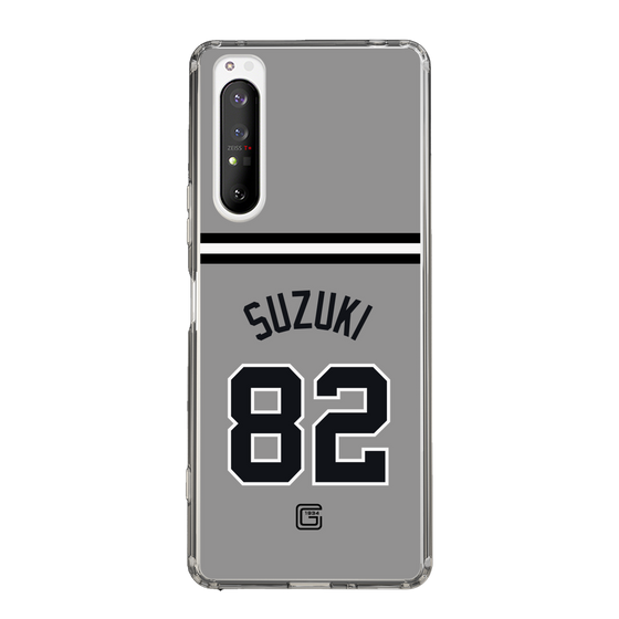 スリムプロテクションケース［ 読売ジャイアンツ - #82 SUZUKI - ビジター ］